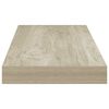 vidaXL Estante flotante de pared 4 uds MDF roble 60x23,5x3,8 cm