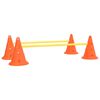 vidaXL Juego de obst&aacute;culos para perros naranja y amarillo
