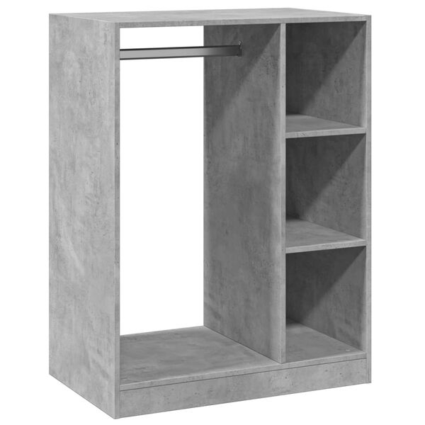 vidaXL Armario de madera de ingenier&iacute;a gris hormig&oacute;n 77x48x102 cm