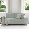 vidaXL Sofá Loveseat gris claro 140 cm terciopelo