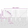 vidaXL Poste de Valla Verde 50 x 0,4 m (malla de 25 mm) Acero y PVC