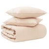vidaXL Juego de Edred&oacute;n 2 uds. 155 x 220 cm Todas las estaciones Beige