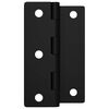 vidaXL Bisagra 2 pcs Negro 38 x 17 x 60 mm Hierro