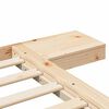 vidaXL Estructura de cama Marr&oacute;n 150 x 200 cm Madera