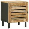 vidaXL Mesita de Noche Natural 40 x 33 x 46 cm Madera de mango maciza