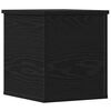 vidaXL Caja de Almacenamiento Roble Negro 30 x 35 x 35 cm