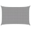 vidaXL Toldo Vela 3 x 4 m HDPE Rectangular Antracita y Blanco
