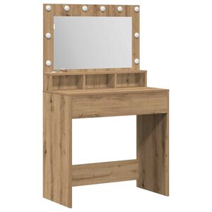 vidaXL Mesa Tocador Roble artisan 75,5 x 41 x 135 cm