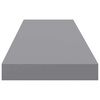 vidaXL Estante flotante de pared MDF gris 90x23,5x3,8 cm