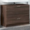 vidaXL Armario de lavabo madera de ingenier&iacute;a marr&oacute;n roble 78x37x59 cm