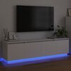 vidaXL Gabinete de TV con LED 180 x 38 x 49 cm Madera contrachapada
