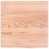 vidaXL Estante de pared madera de roble tratada marr&oacute;n claro 40x40x2cm