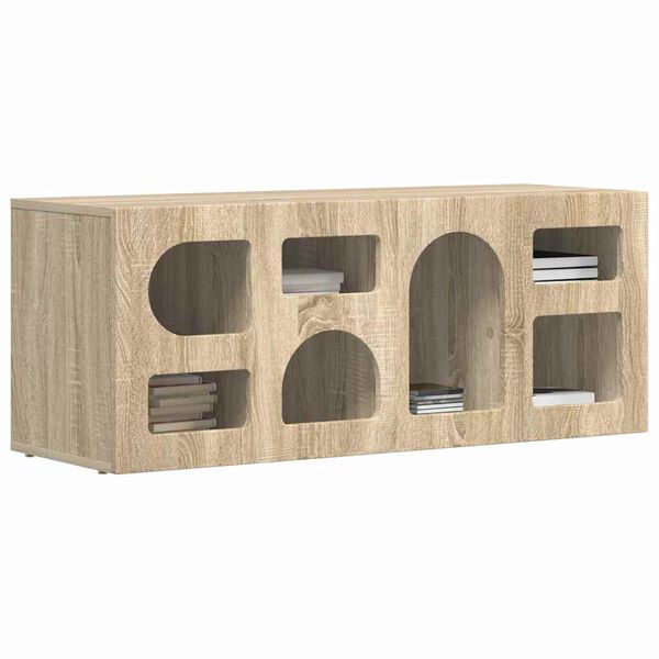 vidaXL Mueble de TV Roble Sonoma 100 x 35 x 40 cm Madera de ingenier&iacute;a