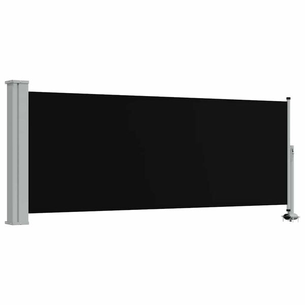 vidaXL Toldo lateral retr&aacute;ctil para patio 100x300 cm negro