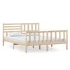 vidaXL Estructura de cama de madera maciza 160x200 cm