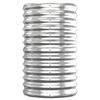 vidaXL Jardinera arriate acero galvanizado plata 152x40x68 cm
