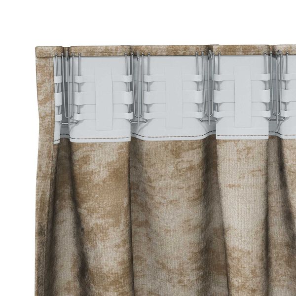 vidaXL Cortinas de Terciopelo 2 pcs champ&aacute;n 245 x 140 cm Terciopelo