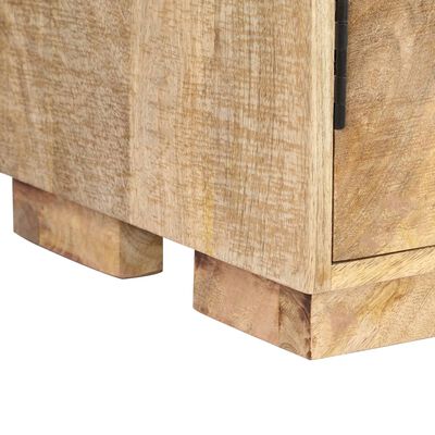 vidaXL Estantería madera maciza de mango 60x35x180 cm