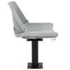 vidaXL Asiento para barco con pedestal giratorio 360&deg;