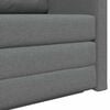 vidaXL Sof&aacute; cama 110cm Gris oscuro tela