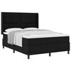 vidaXL Cama tipo Box Spring con colch&oacute;n Negro 140 x 190 cm tela