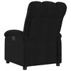 vidaXL Sillón reclinable de masaje eléctrico tela negro