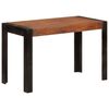 vidaXL Mesa de comedor madera maciza de mango marr&oacute;n miel 120x60x76 cm