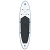 vidaXL Set de paddel surf tabla SUP inflable azul y blanco