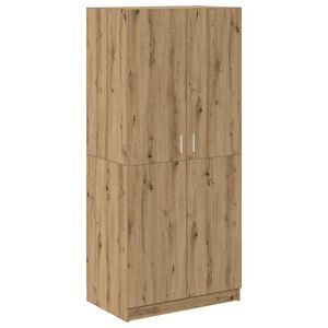vidaXL Armario madera de ingenier&iacute;a roble artisan 90x52x200 cm