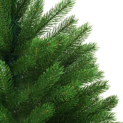 vidaXL Árbol de Navidad artificial hojas realistas verde 120 cm