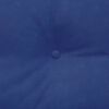 vidaXL Coj&iacute;n de Espalda Azul Polic&iacute;a 180 x 24 x 50 cm Terciopelo