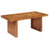 vidaXL Mesa de comedor de madera maciza de acacia 180x90x75 cm