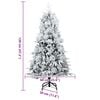 vidaXL &Aacute;rbol de Navidad artificial con ramas articuladas 120 cm