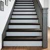 vidaXL Pelda&ntilde;os de escalera 16 uds madera maciza roble marr&oacute;n oscuro
