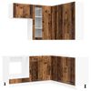 vidaXL Unidad de cocina LUCCA 8 uds. Madera envejecida