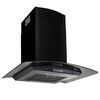 vidaXL Campana extractora pared 60 cm acero inoxidable 756 m&sup3;/h negro