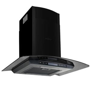 vidaXL Campana extractora pared 60 cm acero inoxidable 756 m&sup3;/h negro