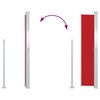 vidaXL Toldo lateral retr&aacute;ctil 160x500 cm rojo