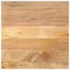 vidaXL Tablero de mesa cuadrado madera maciza de mango 80x80x3,8 cm