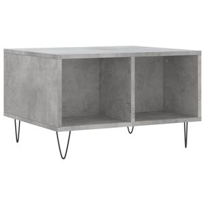 vidaXL Mesa de centro madera contrachapada gris hormig&oacute;n 60x50x36,5 cm