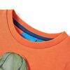 Sudadera infantil naranja oscuro 128