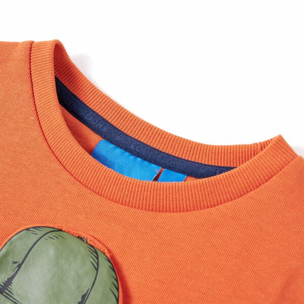 Sudadera infantil naranja oscuro 128