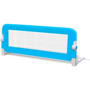 vidaXL Barandilla de seguridad cama de ni&ntilde;o 102x42 cm azul