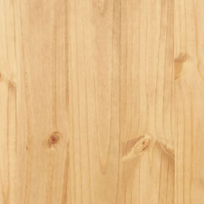vidaXL Armario madera de pino Mexicano estilo Corona 3 Puertas
