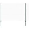 vidaXL Valla hexagonal con poste 25 x 1,5 m Acero recubierto de PVC