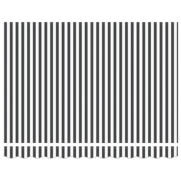 vidaXL Toldo Retr&aacute;ctil Antracita y 350 x 250 cm Poli&eacute;ster y metal