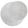 vidaXL Alfombra de pelo corto suave lavable HUARTE gris &Oslash; 100 cm