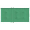 vidaXL Cojín silla jardín respaldo bajo 6 uds tela Oxford verde