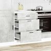 vidaXL Mueble bajo de cocina porto gris cemento madera reconstituida