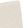 vidaXL Sillas de comedor con ruedas 2 pcs Beige 57 x 67 x 95 cm Lino